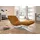 W.Schillig Relaxliege daily dreams Polyester 75 x 85 x 169 cm gelb mit Kissen