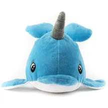 GLORIA LO MEJOR PARA TU MEJOR AMIGO Gloria 8432288111468 Stofftier für Hunde - Blaue Farbe - Größe 25 cm - Name Nuka Narval - mit Squeacker, Azul