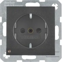 Berker Schuko-Steckdose anthrazit matt