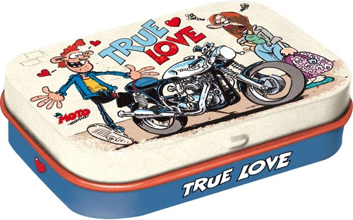 MOTOmania True Love, boîte de bonbons - 6 cm x 2 cm x 4 cm