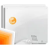 Kesser - Infrarotheizung Infrarot Wandheizung Heizung Heizkörper Heizpaneel 425-550W 2er Set ( 550 Watt )