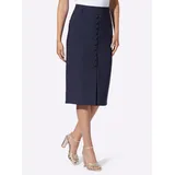 Heine Bleistiftrock Damen Blau 38