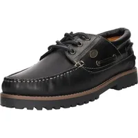 Dockers by Gerli Herren Bootsschuhe, Männer Bootsschuhe,Mokassins,Sommerschuhe,Boat-Shoes,sportlich,Segelschuhe,docksider,schwarz,41 EU - 41