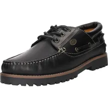 Dockers by Gerli Herren Bootsschuhe, Männer Bootsschuhe,Mokassins,Sommerschuhe,Boat-Shoes,sportlich,Segelschuhe,docksider,schwarz,41 EU - 41