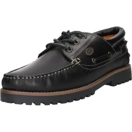 Dockers by Gerli Herren Bootsschuhe, Männer Bootsschuhe,Mokassins,Sommerschuhe,Boat-Shoes,sportlich,Segelschuhe,docksider,schwarz,41 EU - 41
