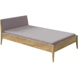 Paidi Kinderbett PAIDI "STIENE in verschiedenen Größen und Farben", braun (eiche massiv, steingrau), B:147cm H:80cm L:214cm, Betten, Kinderbett, Jugendbett mit Massivholz, pflegeleicht, langlebig, Jugendliege
