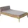 Paidi Kinderbett PAIDI "STIENE in verschiedenen Größen und Farben", braun (eiche massiv, steingrau), B:147cm H:80cm L:214cm, Betten, Kinderbett, Jugendbett mit Massivholz, pflegeleicht, langlebig, Jugendliege