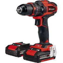 Einhell TE-CD 18/40 Li-i inkl. 2 x 2 Ah + 64-tlg. Zubehör