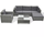 vidaXL Garten-Lounge-Set grau 41879