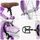 vidaXL Kinderfahrrad 18 Zoll RH 0 cm Lila
