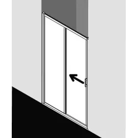 Kermi LIG2R120181PK, Gleittür Liga G2R 1200x