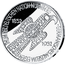 Offizielle 5-DM-Gedenkmünze "Germanisches Museum"