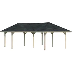 Palmako Pavillon Bianca 24,9 m2 naturbelassen