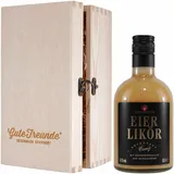 Rendezvous Madagaskar Eierlikör mit Geschenk-Holzkiste
