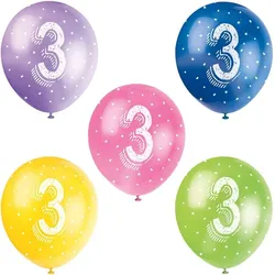 5 Luftballons 3. Geburtstag