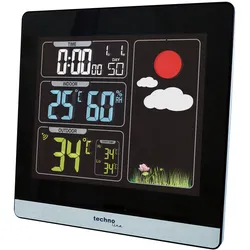 Technoline Techno Line WS 6448 - Wetterstation - Schwarz