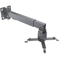 Manhattan  Beamer-Wandhalterung Neigbar+Schwenkbar Boden-/Deckenabstand (max.): 43 cm Wandabstand (m