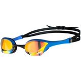 Arena Cobra Ultra Swipe Mirror Brille gelb/blau 2022 Schwimmbrillen