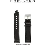 Hamilton - Khaki Field Quartz Band-set Leder-schwarz-20/18 H690.684.117