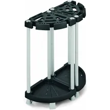 Terry - Double Tool Rack: Werkzeugregal, Mit verschiedenen Halterungen, für Werkzeuge und Besen, 73x37,5x77,5 cm