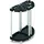 Terry - Double Tool Rack: Werkzeugregal, Mit verschiedenen Halterungen, für Werkzeuge und Besen, 73x37,5x77,5 cm