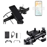 K-S-Trade Smartphone-Halterung für BLU G64L, (Handyhalterung das Fahrrad Halter Lenkstange Fahrradhalterung) schwarz