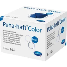 pruohtm Peha-Haft Color Fixierbinde latexfrei 6cmx20m Blau