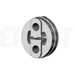 ERNST Halter, Abgasanlage  für TOYOTA MAZDA 17565-0J020 17565-0J031 17565-0S011 494052
