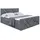 altdecor Boxbett, BARWA-Z - 160x200 cm - H3 - Dunkelgrau