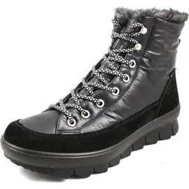 Legero Damen Novara Warm Gefütterte Gore-tex Schneestiefel, Schwarz, 37.5