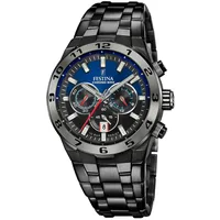 Festina Herren Uhr Chrono Bike grün Edelstahl Armband