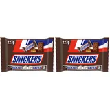 Snickers Minis, mit Erdnuss und Karamell, Eine Packung (1 x 227 g) (Packung mit 2)