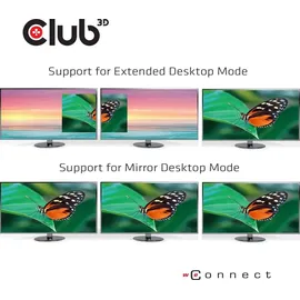 Club 3D USB Gen1 Typ-C Triple Display Dynamic PD Charging Dock m. 100 Watt