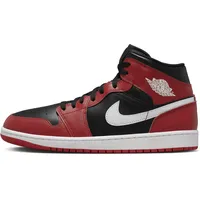 Jordan Air Jordan 1 Mid Damen black/gym red/white 45