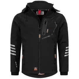 Arctic Seven Jacke ASColori in Schwarz-Orange | Gr.: XXL,