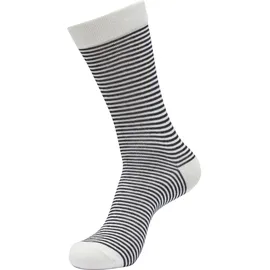 URBAN CLASSICS Fine Stripe Socken 5 Paar Schwarz 43-46