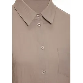 VIVANCE Hemdbluse taupe 38