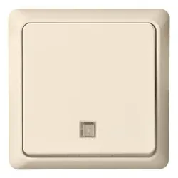 Elso 241614 Universalschalter beleuchtet 10A RENOVIERUNG komplett Steckklemme reinweiß