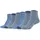 Mustang Kurzsocken 6er Pack Stone Mix 35-38