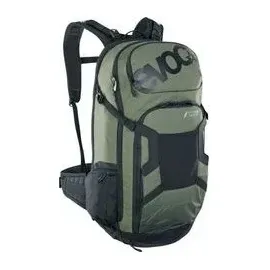 Evoc FR Tour E-Ride 30 E-Bike-Rucksack mit Rückenprotektor, Dunkeloliv/Schwarz