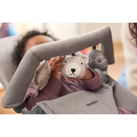 BabyBjörn Spielzeug für Babywippe Soft Friends, grau