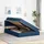 vidaXL Bett mit Stauraum und LED 140 x 200 cm Blau