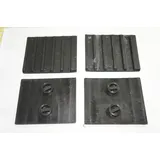 4x Woodster LV 60 Gleitplatten Führungsplatten Holzspalter UNTEN - ab Bj 2009