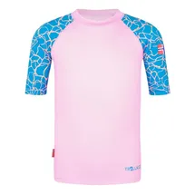 TROLLKIDS Haukland T Badeshirt Rosa 98