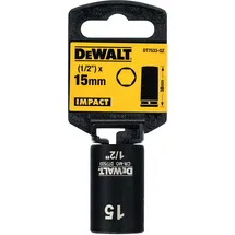 DeWalt Steckschlüssel kurz 15mm 1/2 schlagfest