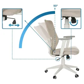 HJH Office COSIO II Kunstleder Beige