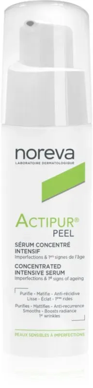 Noreva Actipur Peel Concentrated Intensive Serum Peeling-Serum für empfindliche Haut mit Neigung zu Akne 30 ml