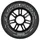 Powerslide Torrent Rain, 90 mm/84 A, Schwarz, 4 Stück