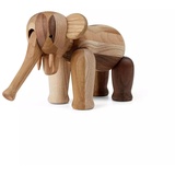 Kay Bojesen Reworked Jubiläum Elefant klein 12.5cm in der Farbe Mixed Wood
