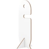 Tojo Kleiderständer Weiß Buche, Holzwerkstoff, 48x116x48 cm standfeste Füße, Zubehör
